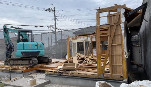 木造平屋建居宅解体工事