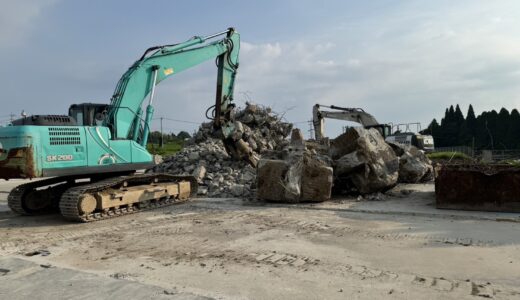 鉄骨造解体工事⑭＆夏季休暇のお知らせ